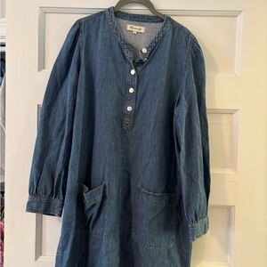 Blue Denim Tunic Dress